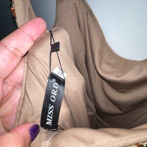 Elegant Copper-Colored Dress - XL  NWT